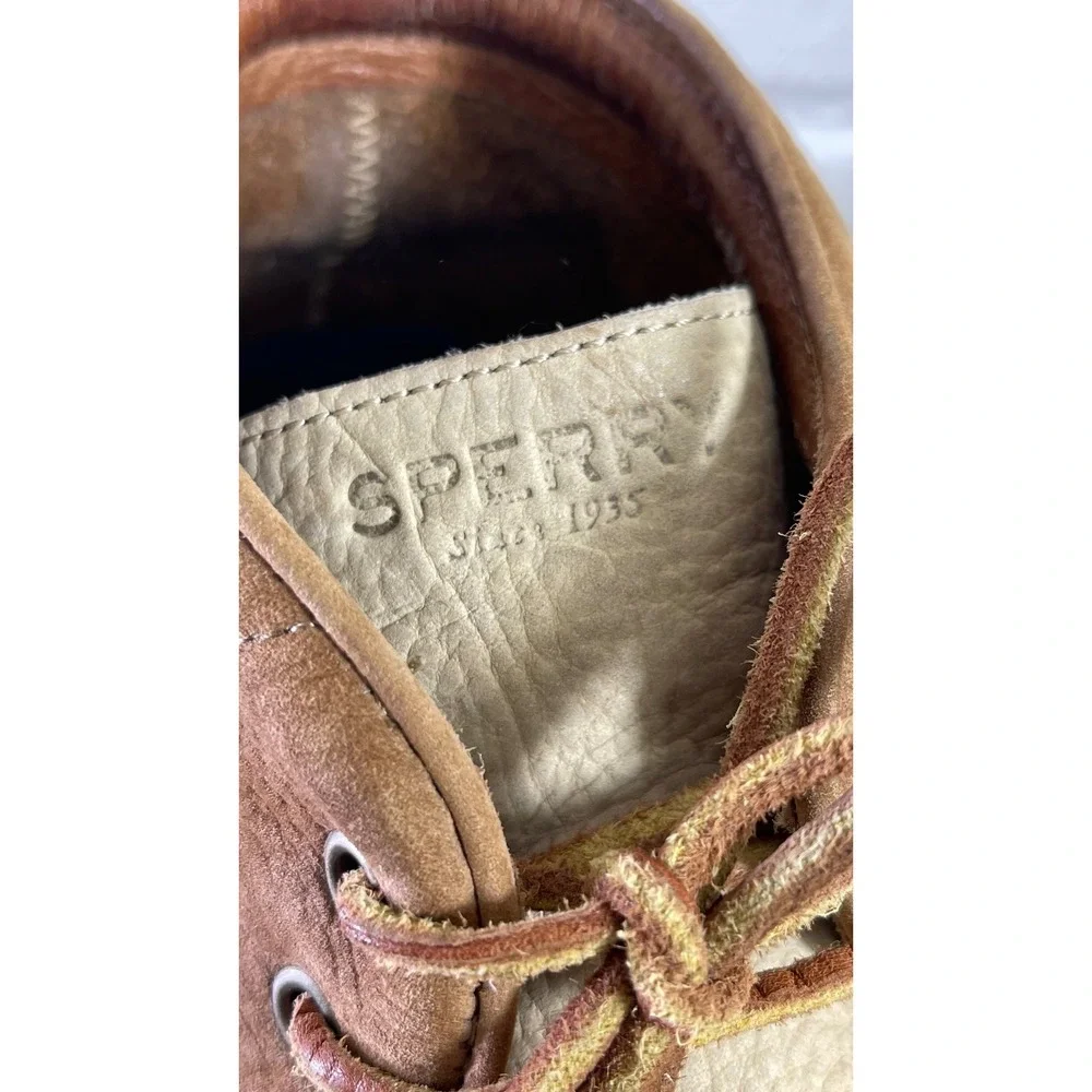 Sperry‎ Top Sider 4 JCrew Brown Suede Leather Chukka Boots Men's Size 12 M